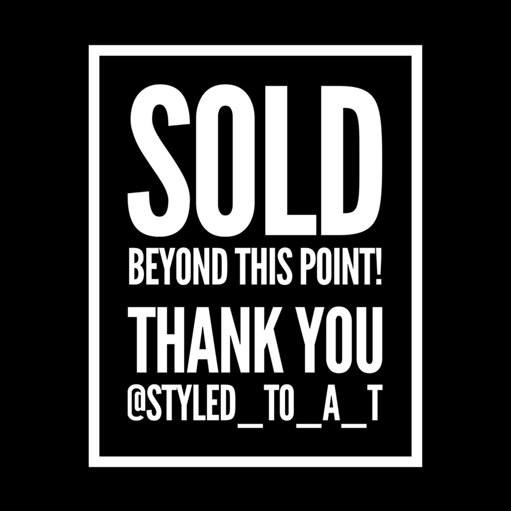 SOLD Beyond This Point!